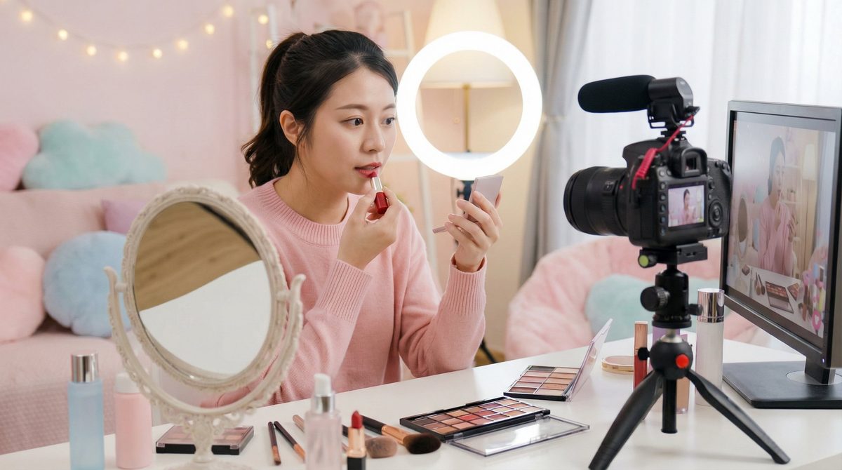 黄色仓库美妆教程视频